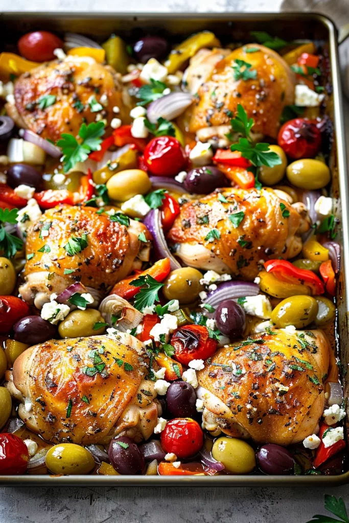 Greek Sheet Pan Chicken: Flavor Explosion in Every Bite!