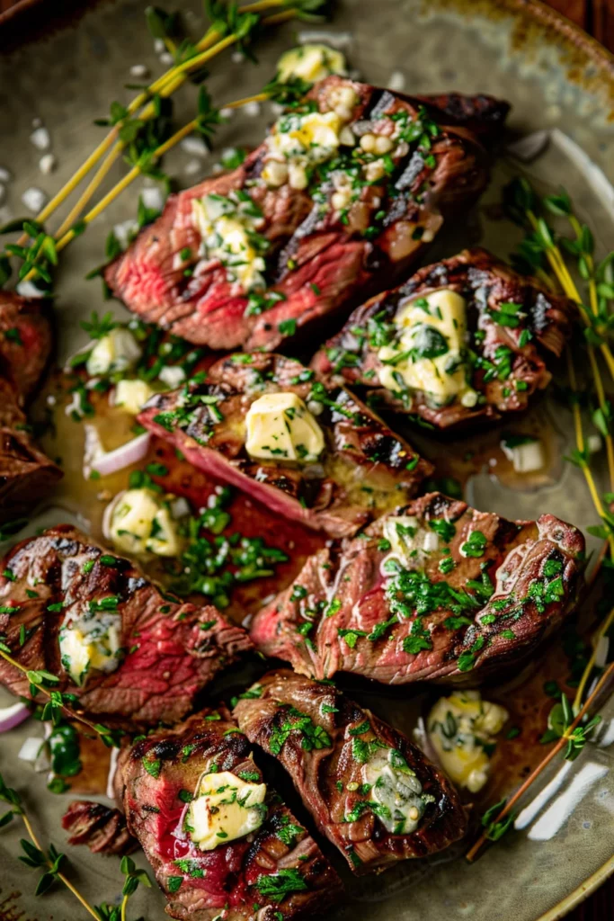 Grilled Venison Backstrap With Zesty Cowboy Butter and Fresh Herbs 12 Grilled Venison Backstrap With Zesty Cowboy Butter and Fresh Herbs
