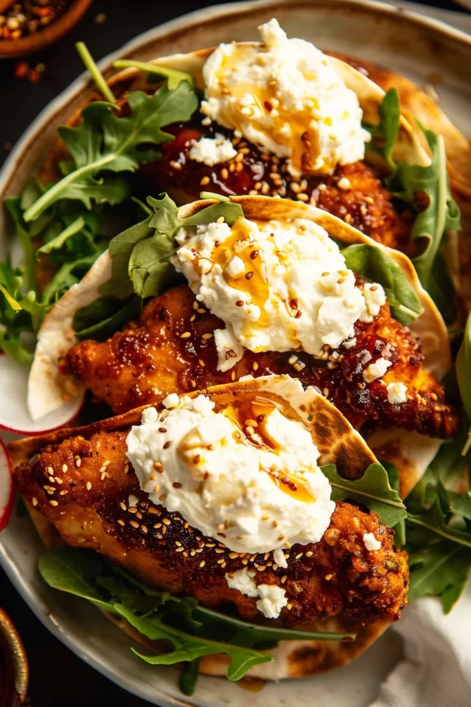Hot Honey Chicken Wraps With Whipped Feta - Unleash the Ultimate Flavor Explosion