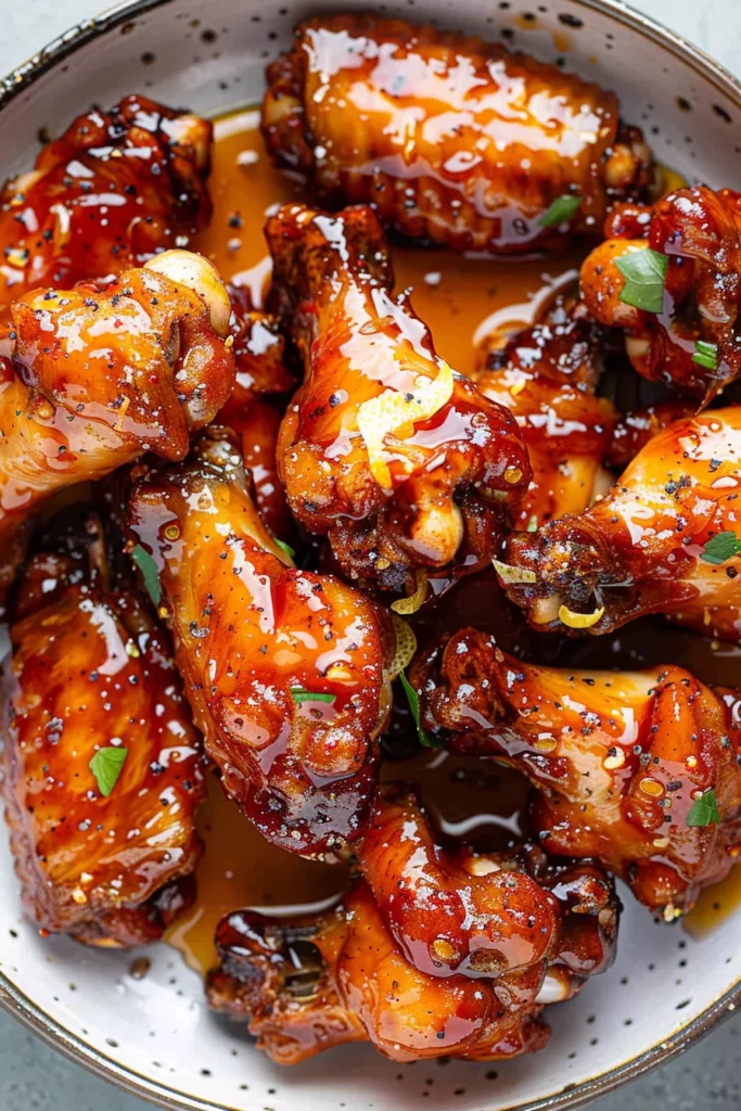 Hot Honey Lemon Pepper Wings: Fiery Flavor Explosion!