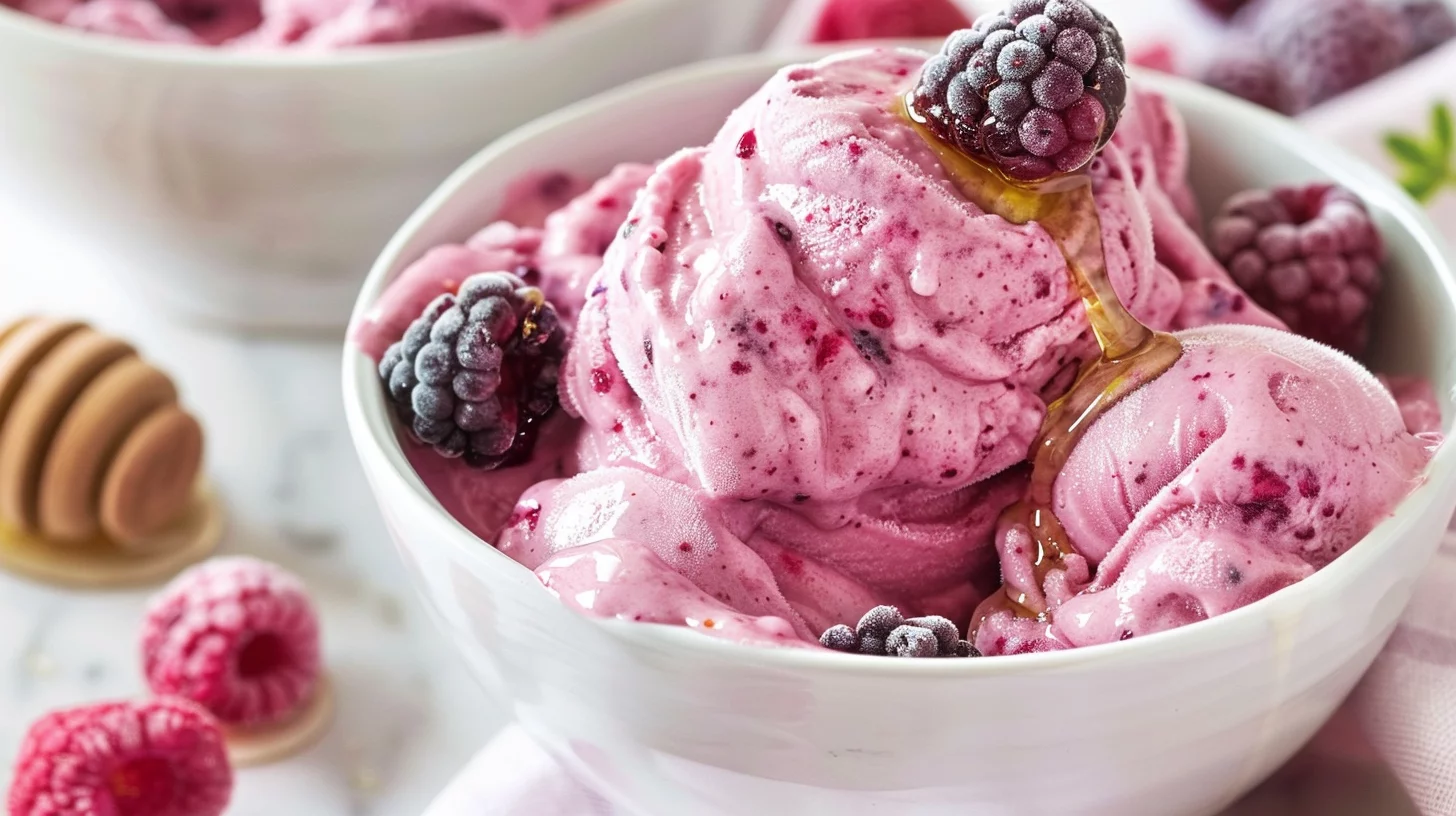 Instant Frozen Berry Yogurt