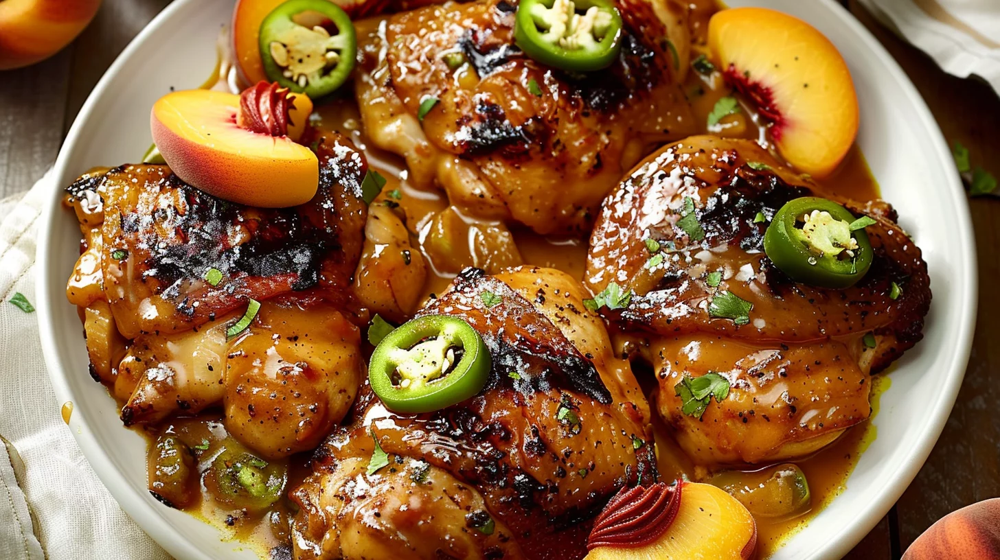 Jalapeno Peach Chicken Recipe: Fiery Flavors for Bold Taste Buds