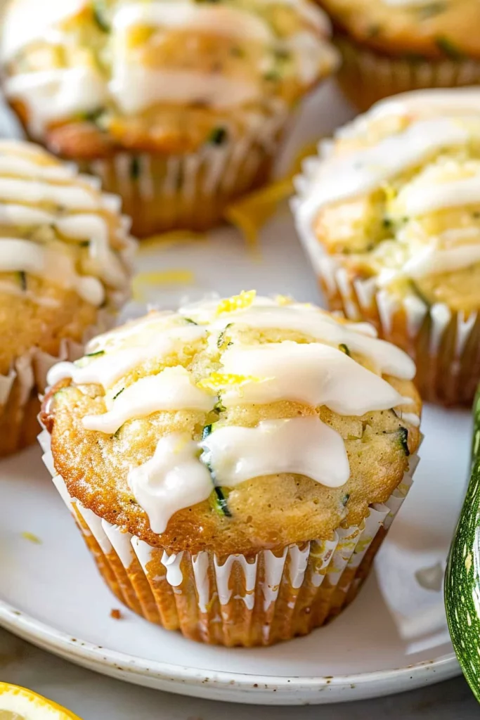 Lemon Zucchini Muffins: Tangy Bliss in Every Bite!