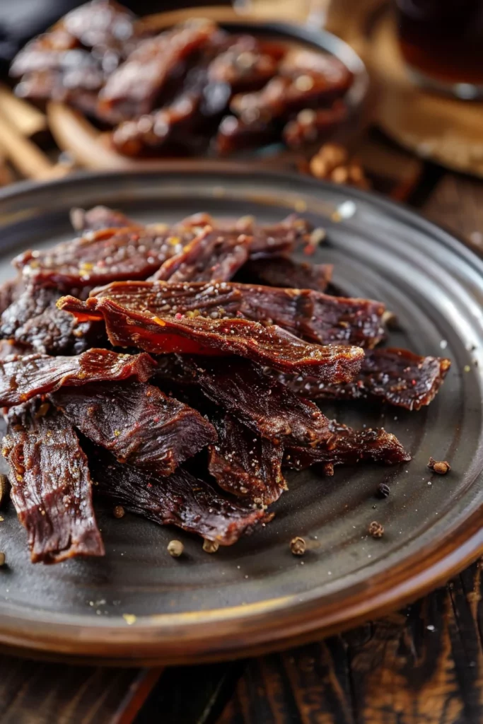 Maple Apple Cider Venison Jerky With Fall Spices