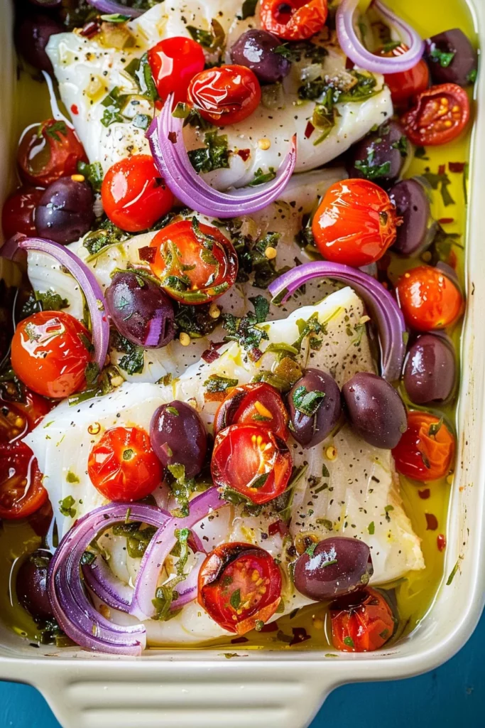 Mediterranean Baked Fish: Flavor Explosion in Every Bite