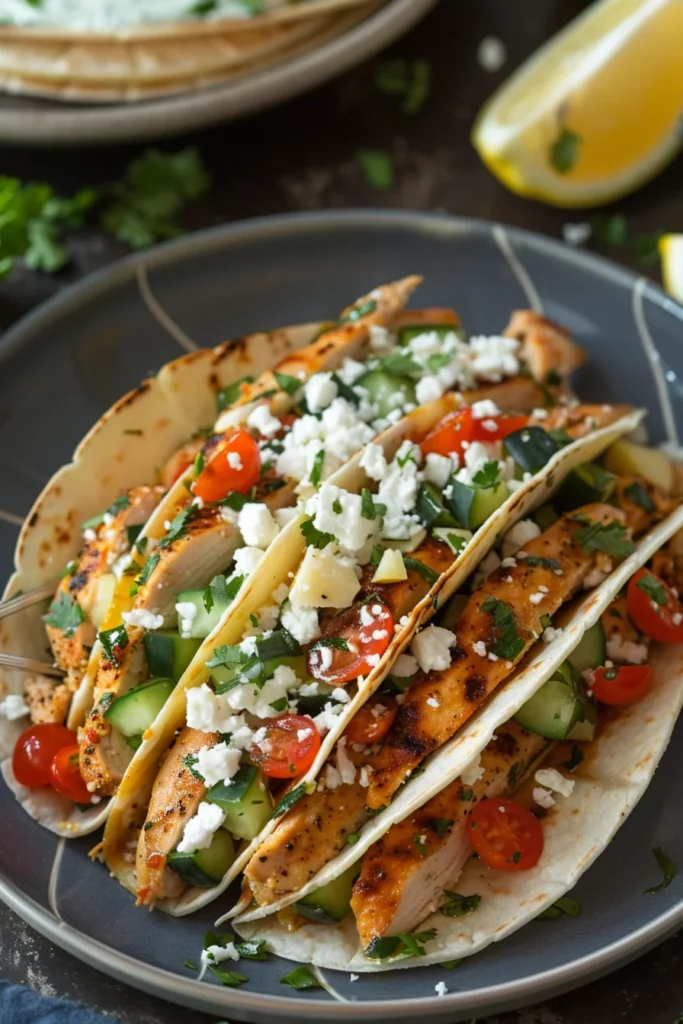 Mediterranean Chicken Tacos: Irresistible Fusion Delight 12 Mediterranean Chicken Tacos: Irresistible Fusion Delight