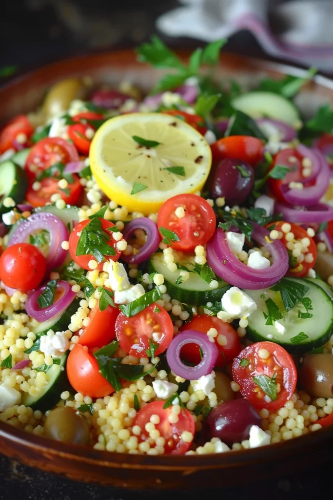 Mediterranean Couscous Salad: Bursting with Flavor and Freshness!