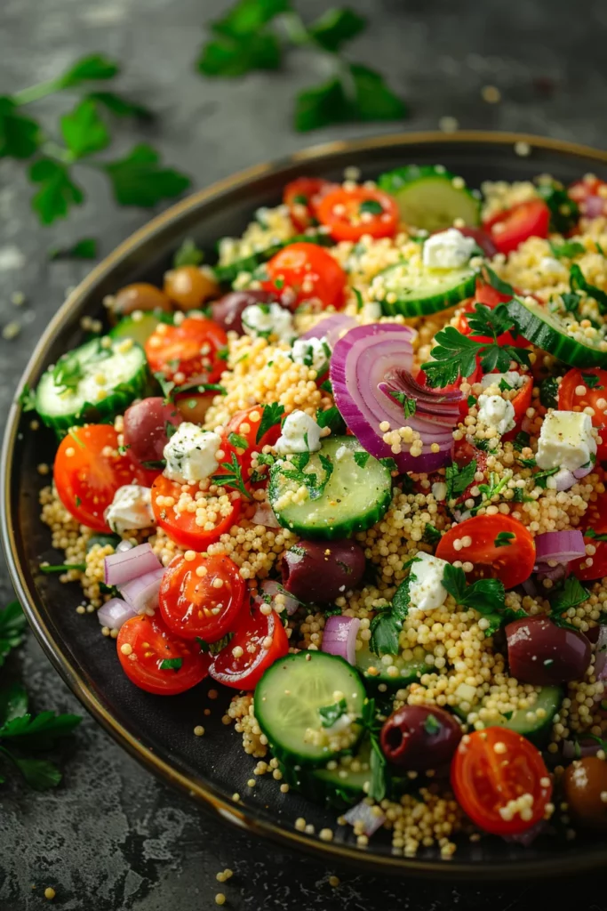 Mediterranean Couscous Salad: Bursting with Flavor and Freshness!