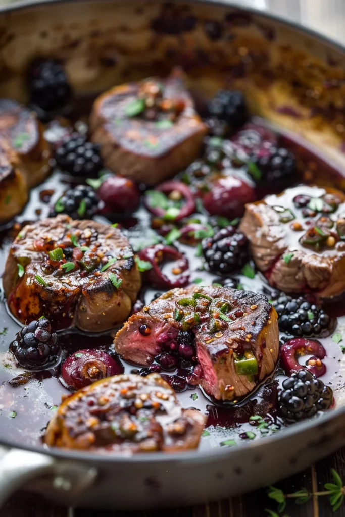 Melty Blackberry-Jalapeño Stuffed Venison Medallions: Taste the Wild Side 12 Melty Blackberry-Jalapeño Stuffed Venison Medallions: Taste the Wild Side