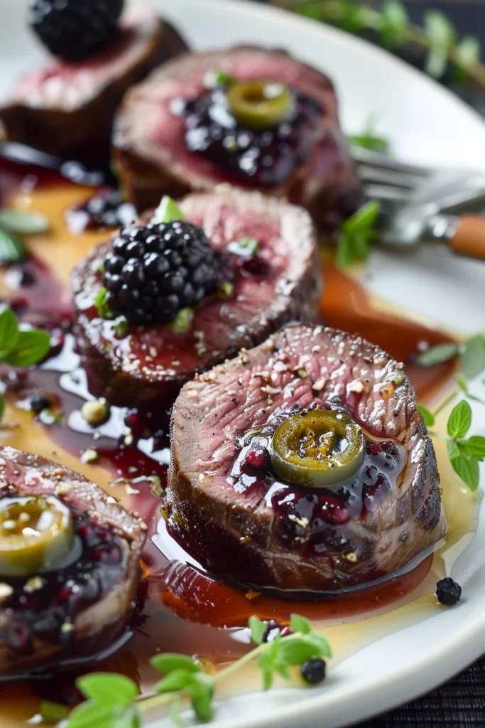 Melty Blackberry-Jalapeño Stuffed Venison Medallions: Taste the Wild Side 13 Melty Blackberry-Jalapeño Stuffed Venison Medallions: Taste the Wild Side