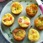 Mini Egg Muffins With Cheese and Veggies