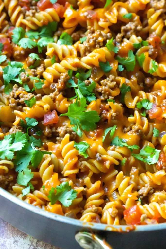 One-Pot Cheesy Taco Pasta: Ultimate Comfort Food Delight