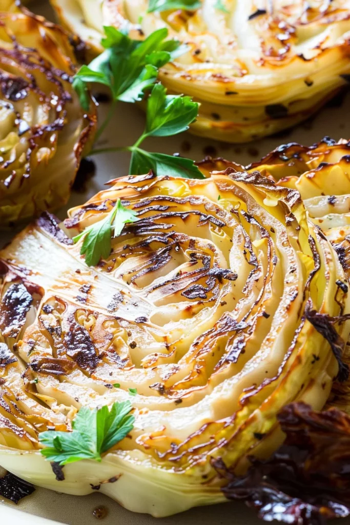 Oven Roasted Garlic Cabbage Steaks: Irresistibly Crispy and Flavorful