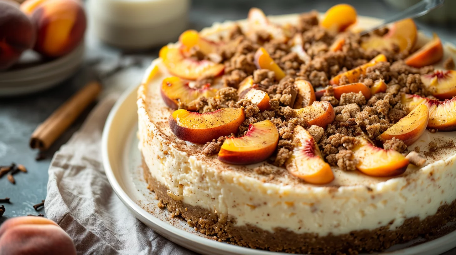 Peach Cobbler Cheesecake: Irresistible Ultimate Dessert