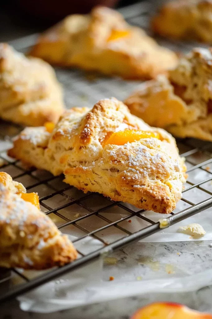 Peach Scones: Irresistibly Fluffy Peach Delight