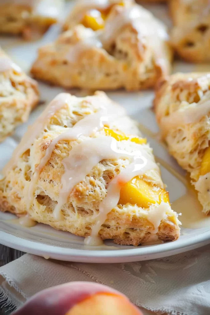 Peach Scones: Irresistibly Fluffy Peach Delight