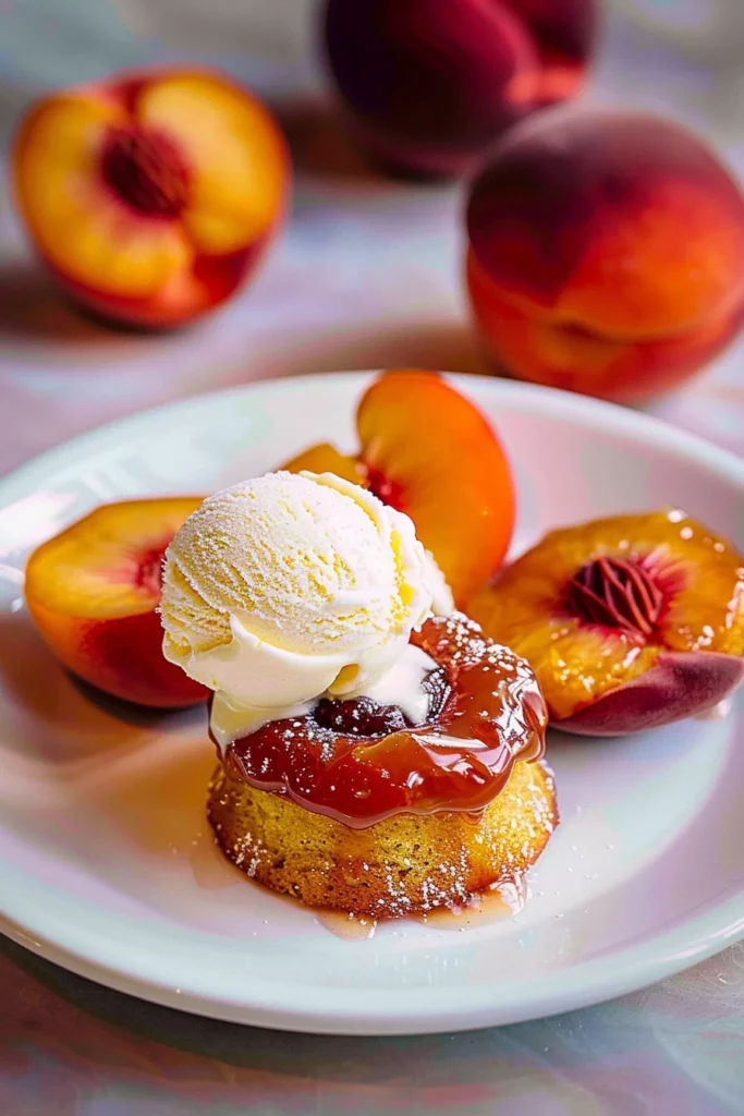Peach Upside Down Mini Cakes: Irresistible Peachy Perfection