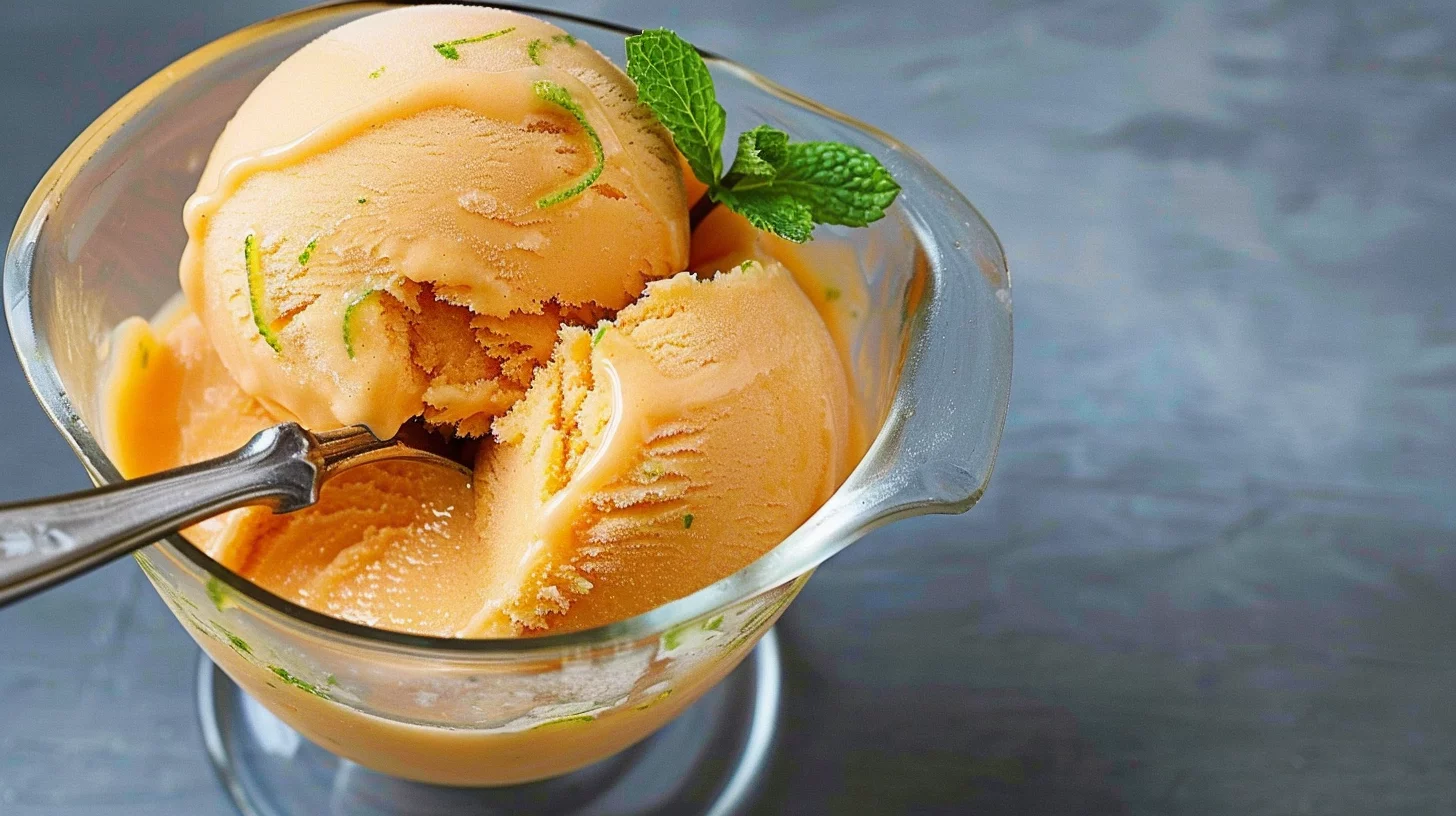 Perfect Peach Sorbet