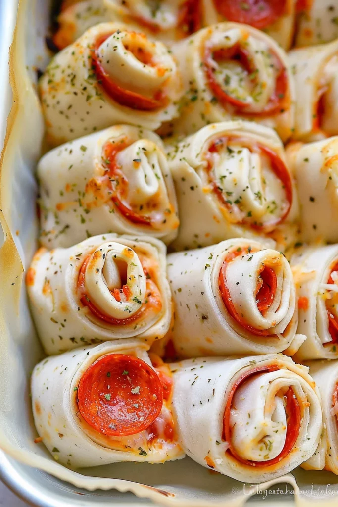 Pizza Roll Ups: Cheesy Pepperoni Delight in Every Bite!