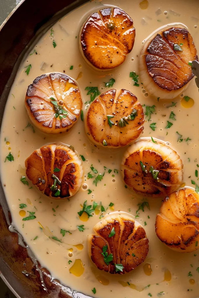 Scallops with Cream Sauce: Luxurious Indulgence in Minutes