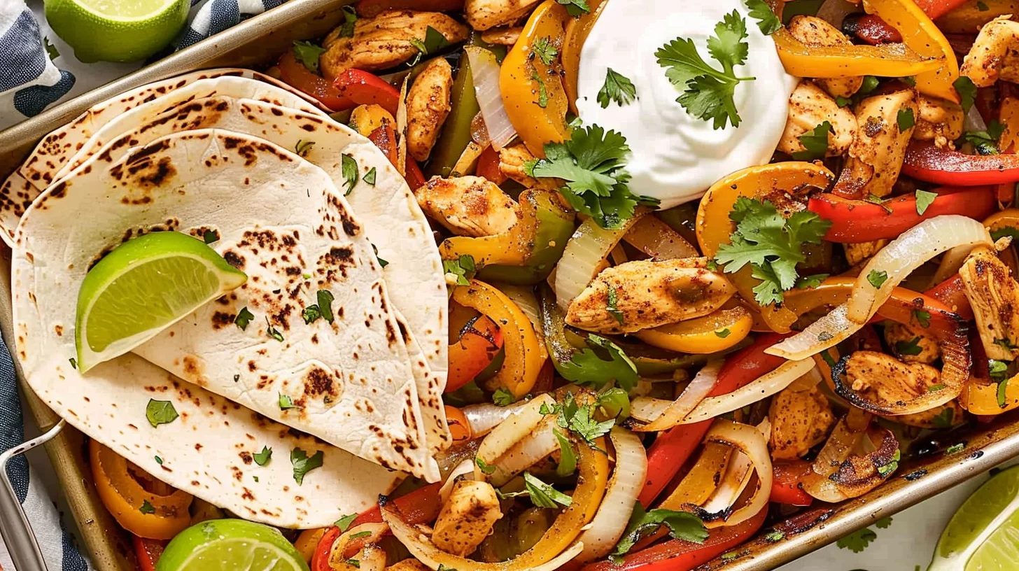Sheet Pan Chicken Fajitas