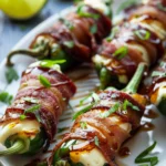 Summer Bacon Mozzarella Poppers With Jalapeño Honey Drizzle