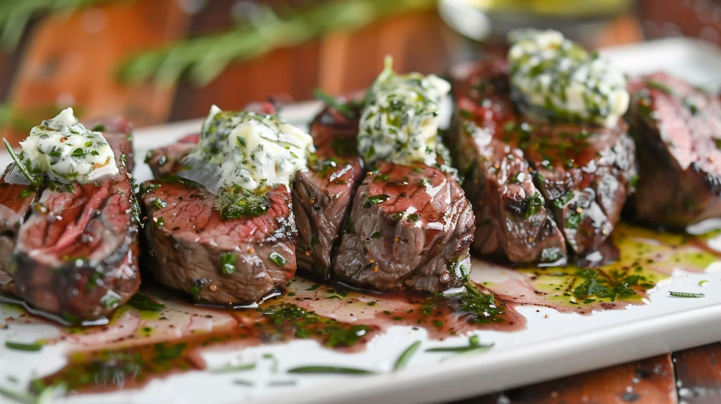 Summer Herb Cowboy Butter Venison Backstrap Medallions: Flavor Explosion for Your Taste Buds