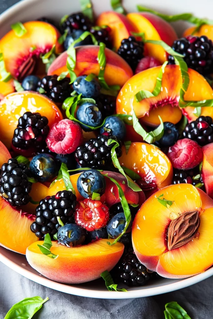 Summer Peach Fruit Salad: Bursting with Freshness and Flavor