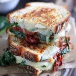 Sun-Dried Tomato, Spinach, and Ricotta Grilled Cheese