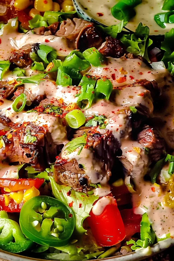 Tex Mex Steak Power Bowl: Bold Chipotle Ranch Bliss