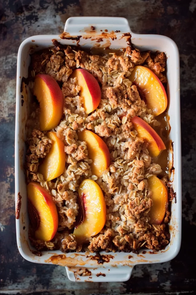 The Best Peach Crisp: Irresistibly Crispy Peach Perfection