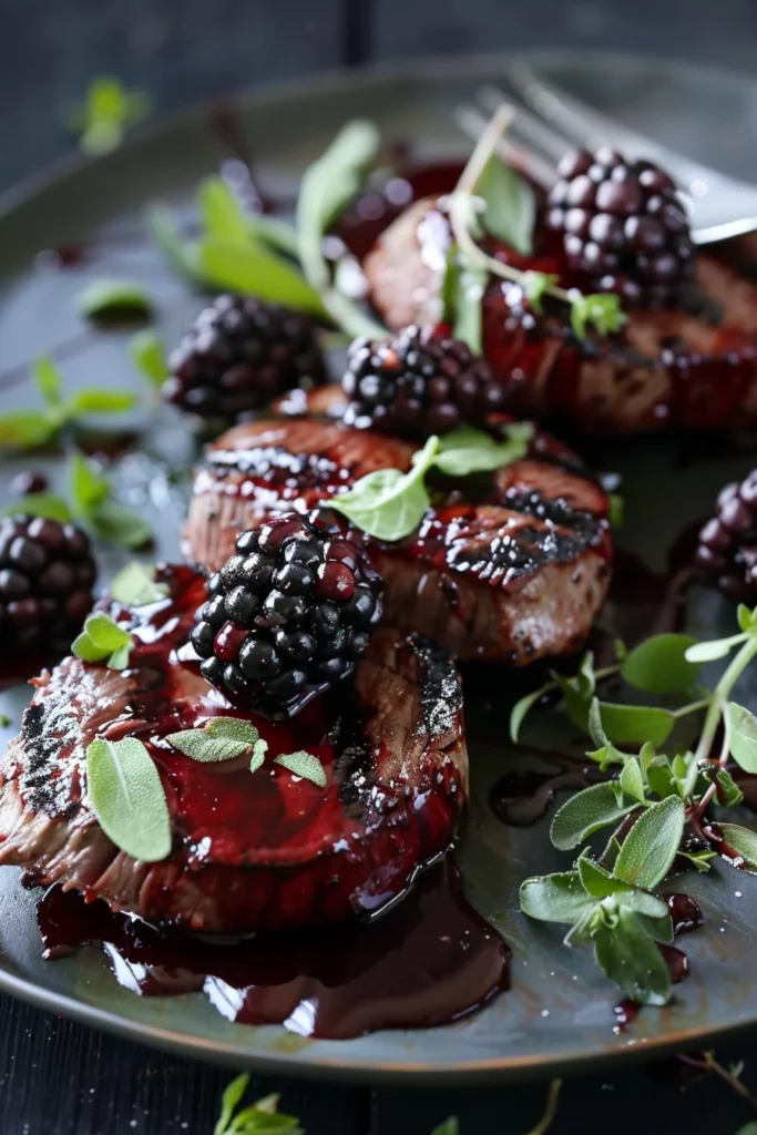 Venison Backstrap With Blackberry Jalapeno Glaze: Exquisite Wild Game Euphoria