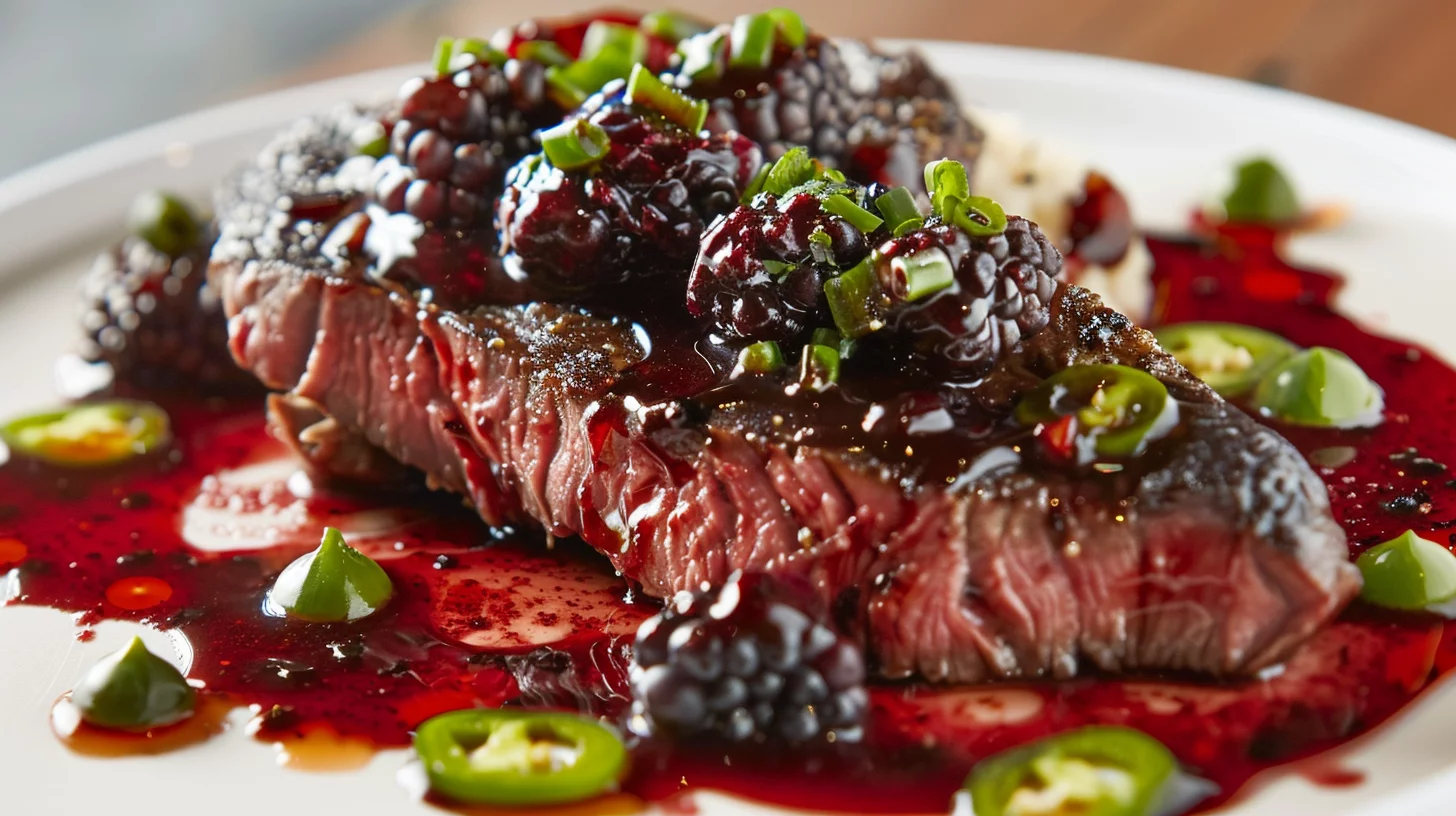 Venison Backstrap With Blackberry Jalapeno Glaze: Exquisite Wild Game Euphoria