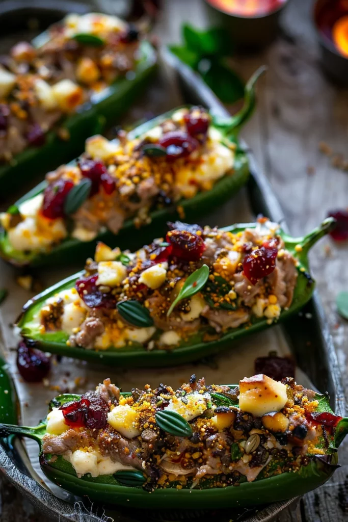 Venison Jalapeño Poppers With Cranberry Goat Cheese - Irresistible Game Day Delight 12 Venison Jalapeño Poppers With Cranberry Goat Cheese - Irresistible Game Day Delight