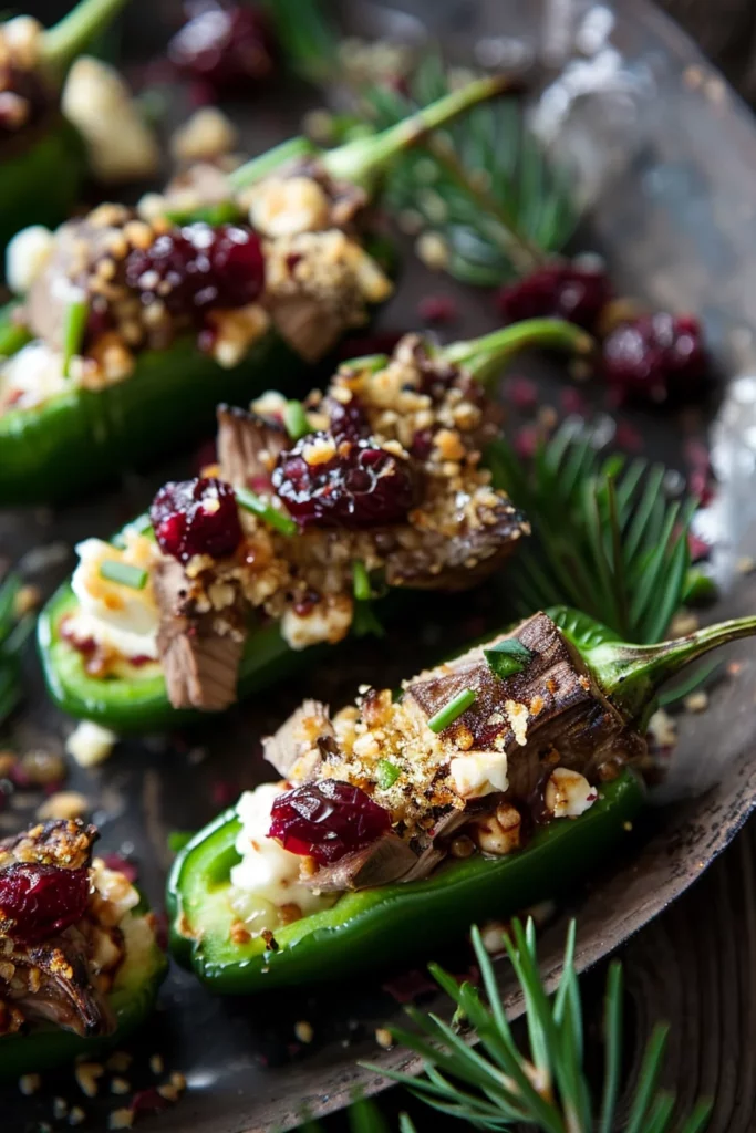 Venison Jalapeño Poppers With Cranberry Goat Cheese - Irresistible Game Day Delight 13 Venison Jalapeño Poppers With Cranberry Goat Cheese - Irresistible Game Day Delight