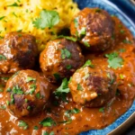 Venison Meatballs In Tikka Masala Sauce