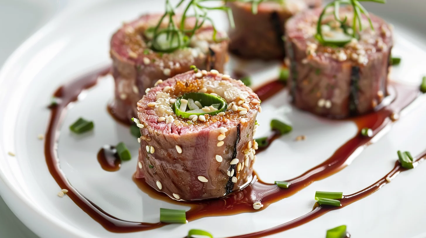 Venison Negimaki: Exquisite Scallion-Wrapped Delight