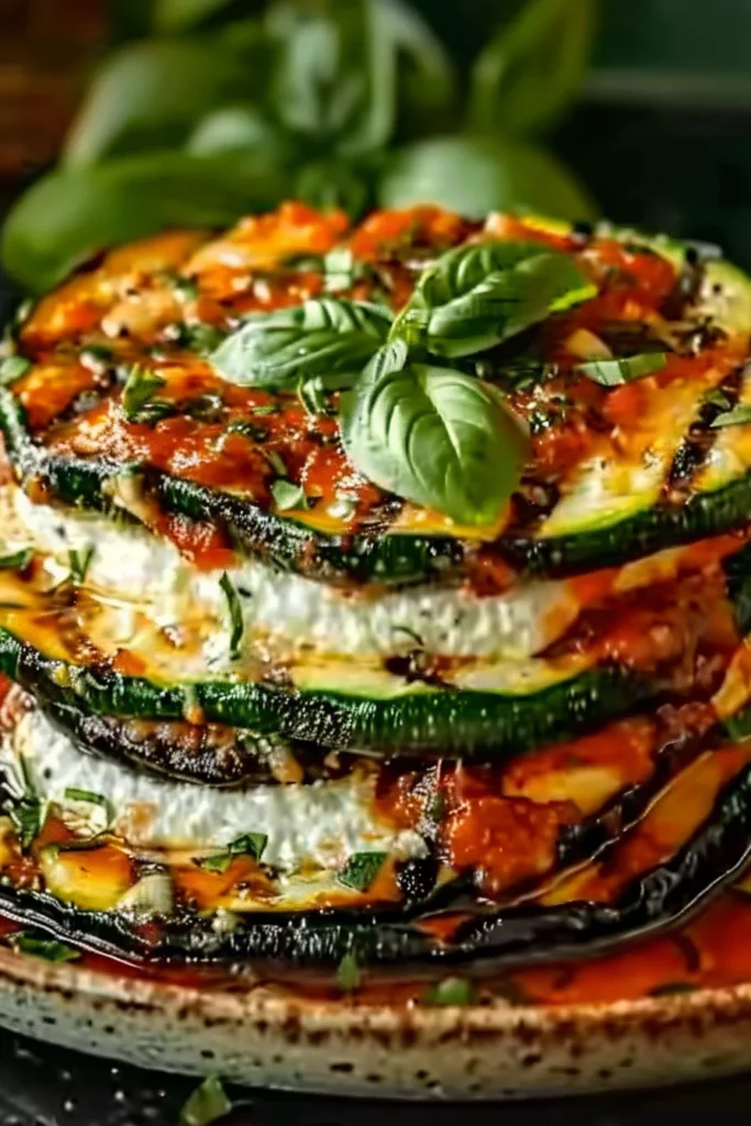 Zucchini Parmesan Melts With Garlic Ricotta: Irresistible Cheesy Delight