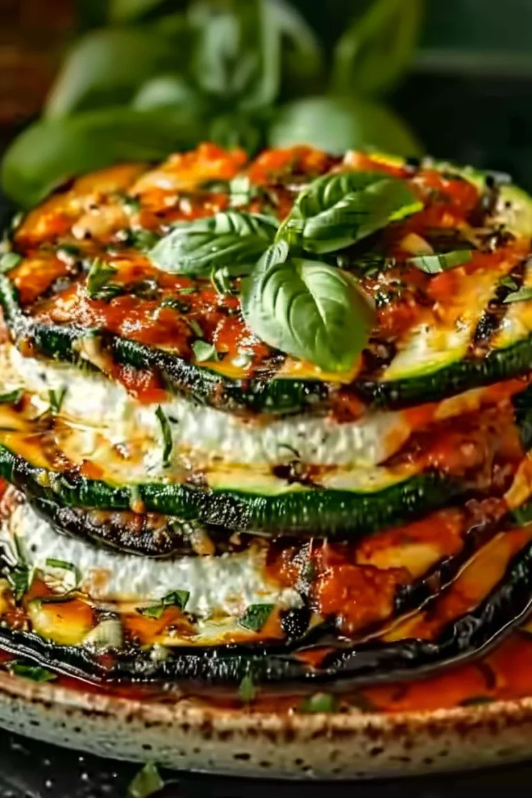 Zucchini Parmesan Melts With Garlic Ricotta: Irresistible Cheesy Delight