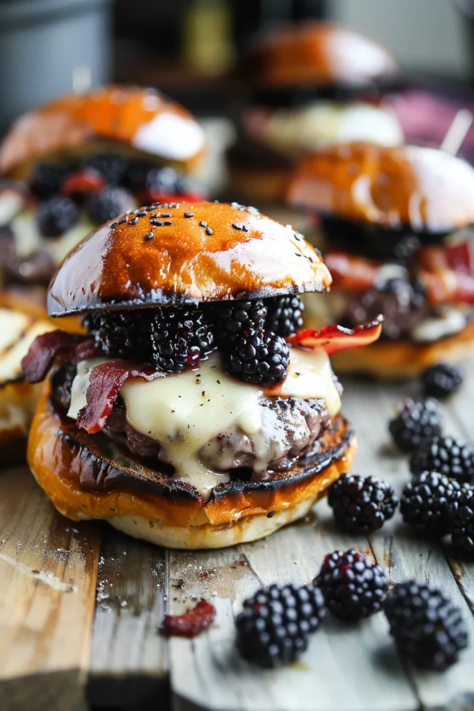 Blackberry and Bacon Venison Burgers With Creamy Brie: Irresistible Gourmet Delight 13 Blackberry and Bacon Venison Burgers With Creamy Brie: Irresistible Gourmet Delight