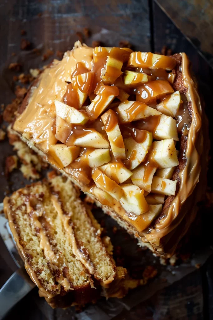 Caramel Apple Cake: Heavenly Caramel Cascade