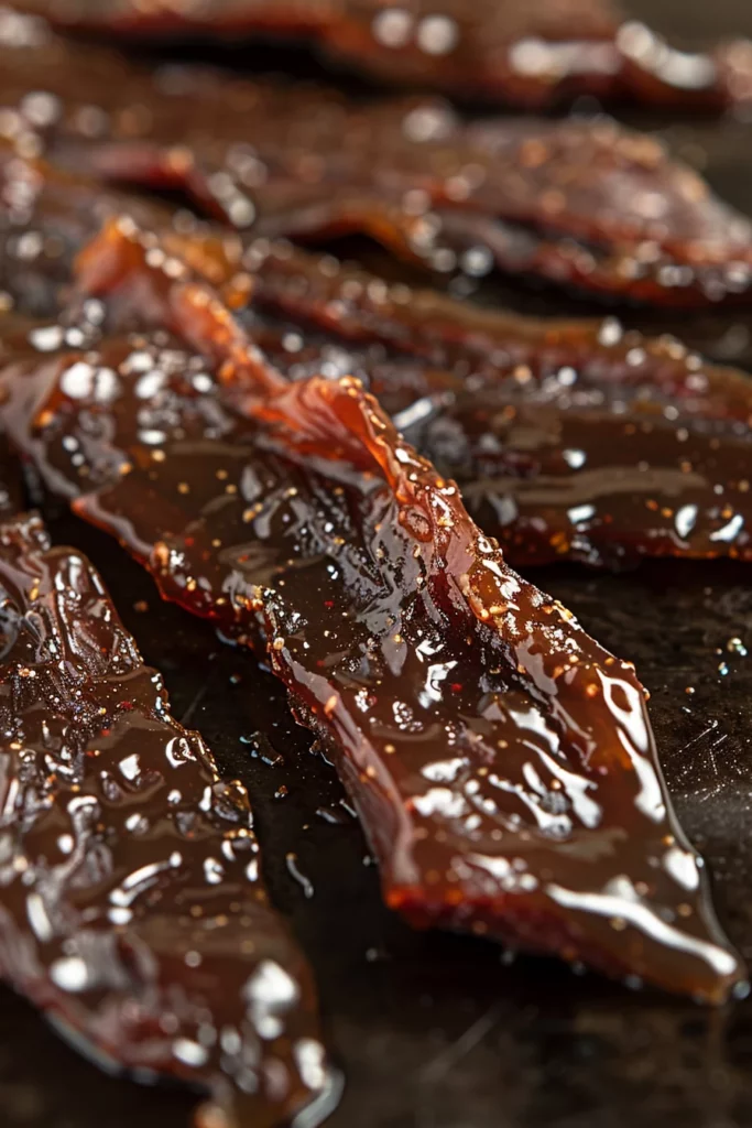 Caramelized Brown Sugar Venison Jerky With Apple Cinnamon Glaze - Irresistible Gourmet Delight