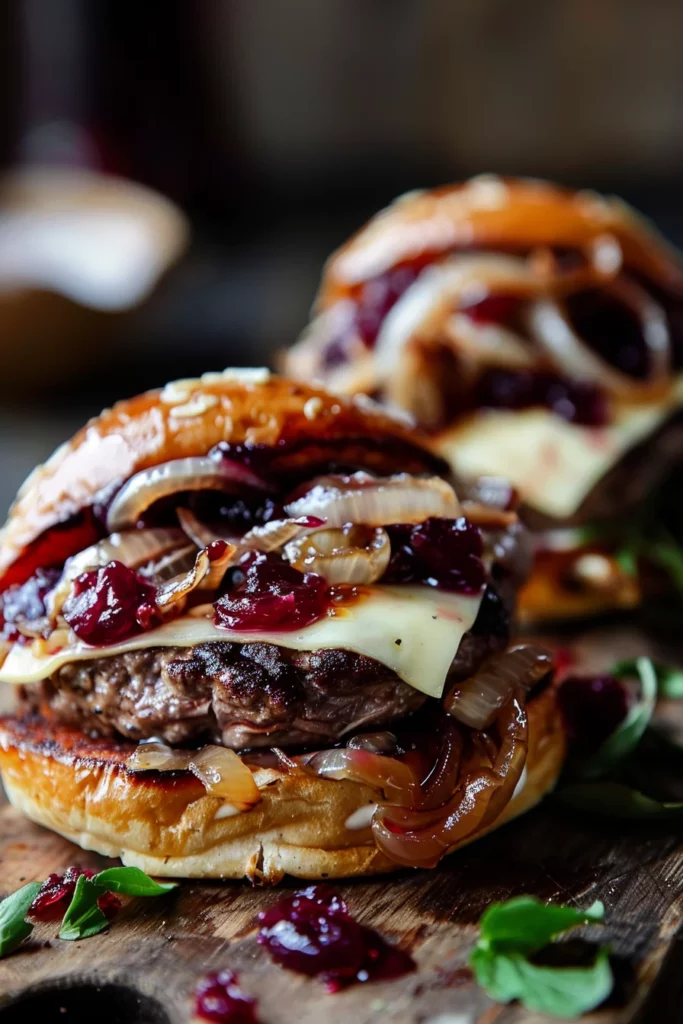 Cranberry Brie Venison Smash Burgers With Caramelized Onions: The Ultimate Gourmet Indulgence 13 Cranberry Brie Venison Smash Burgers With Caramelized Onions: The Ultimate Gourmet Indulgence