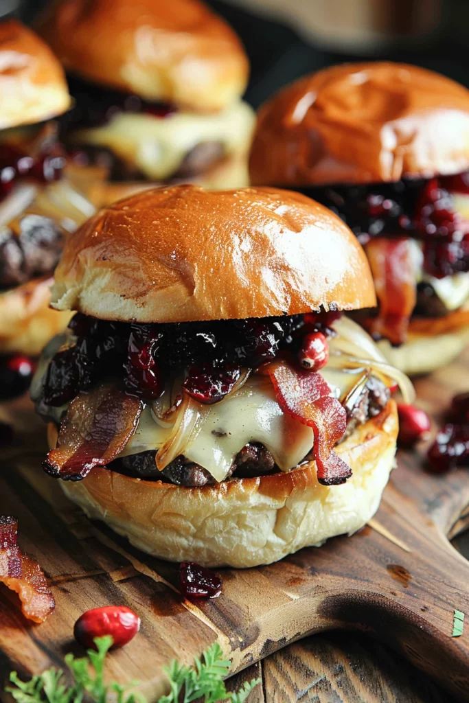 Maple Cranberry Venison Smash Burgers With Brie and Crispy Bacon: The Ultimate Gourmet Indulgence 12 Maple Cranberry Venison Smash Burgers With Brie and Crispy Bacon: The Ultimate Gourmet Indulgence
