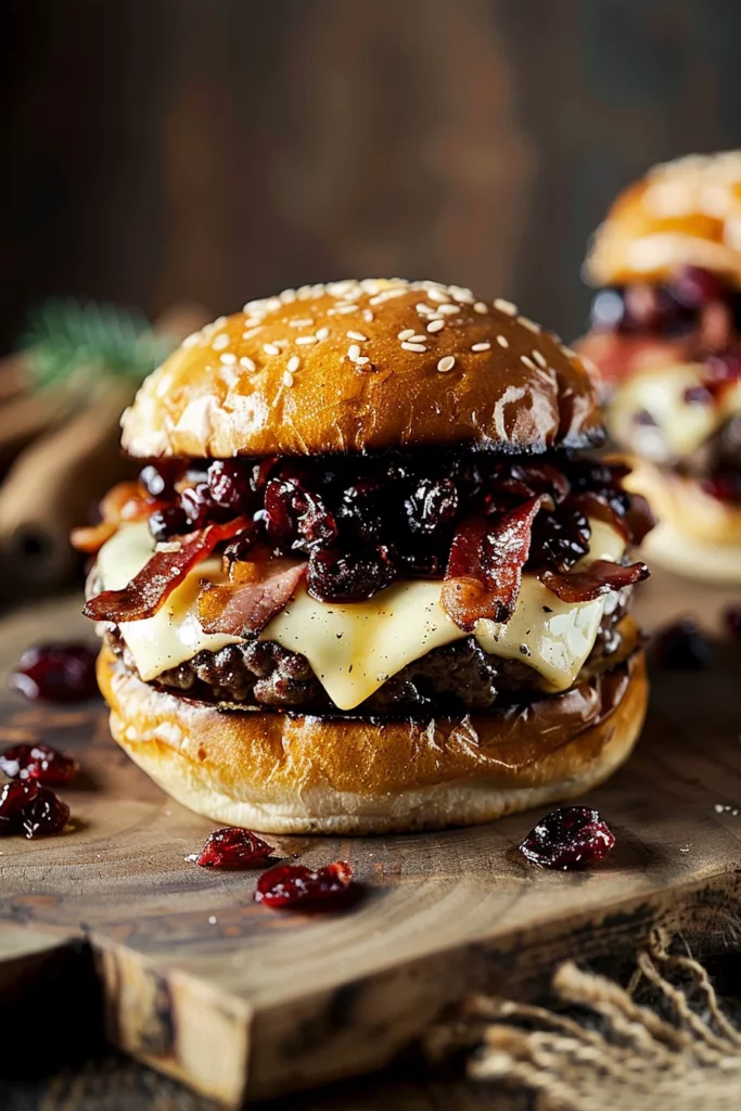 Maple Cranberry Venison Smash Burgers With Brie and Crispy Bacon: The Ultimate Gourmet Indulgence 13 Maple Cranberry Venison Smash Burgers With Brie and Crispy Bacon: The Ultimate Gourmet Indulgence