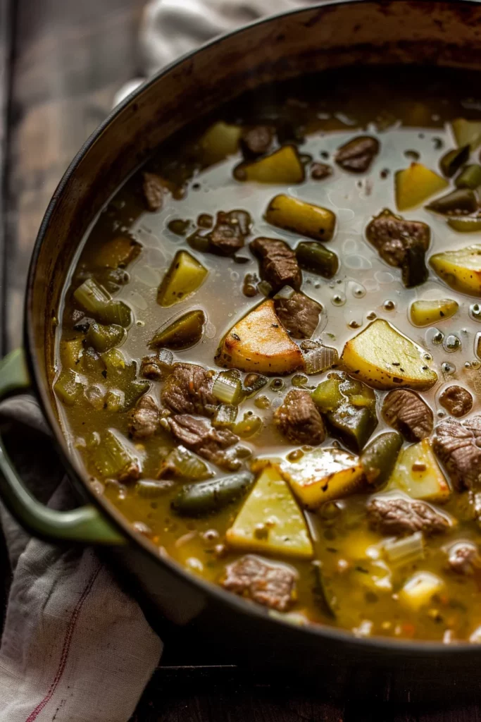 New Mexico Green Chile Stew: Bold & Spicy Beef Fiesta