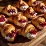 Cranberry Cream Cheese Crescent Bites
