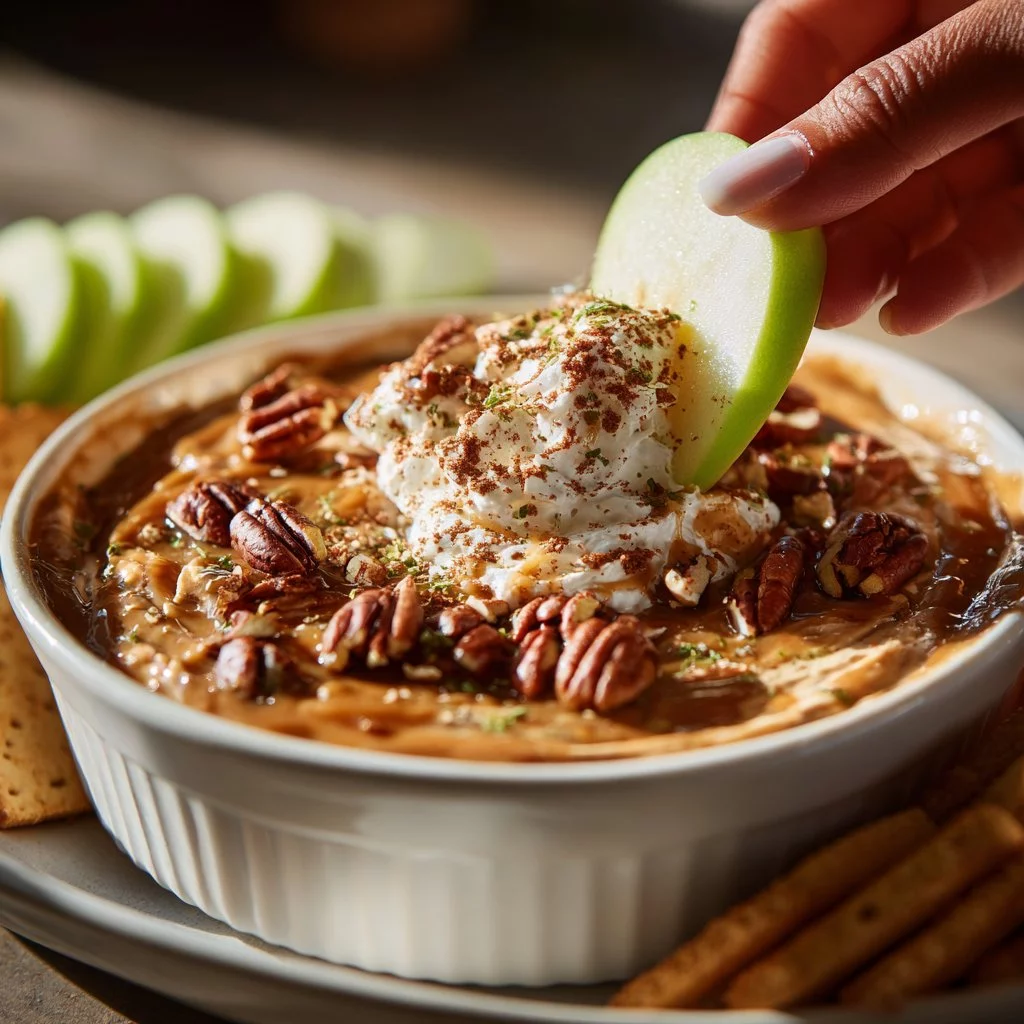 Caramel Apple Cheesecake Dip