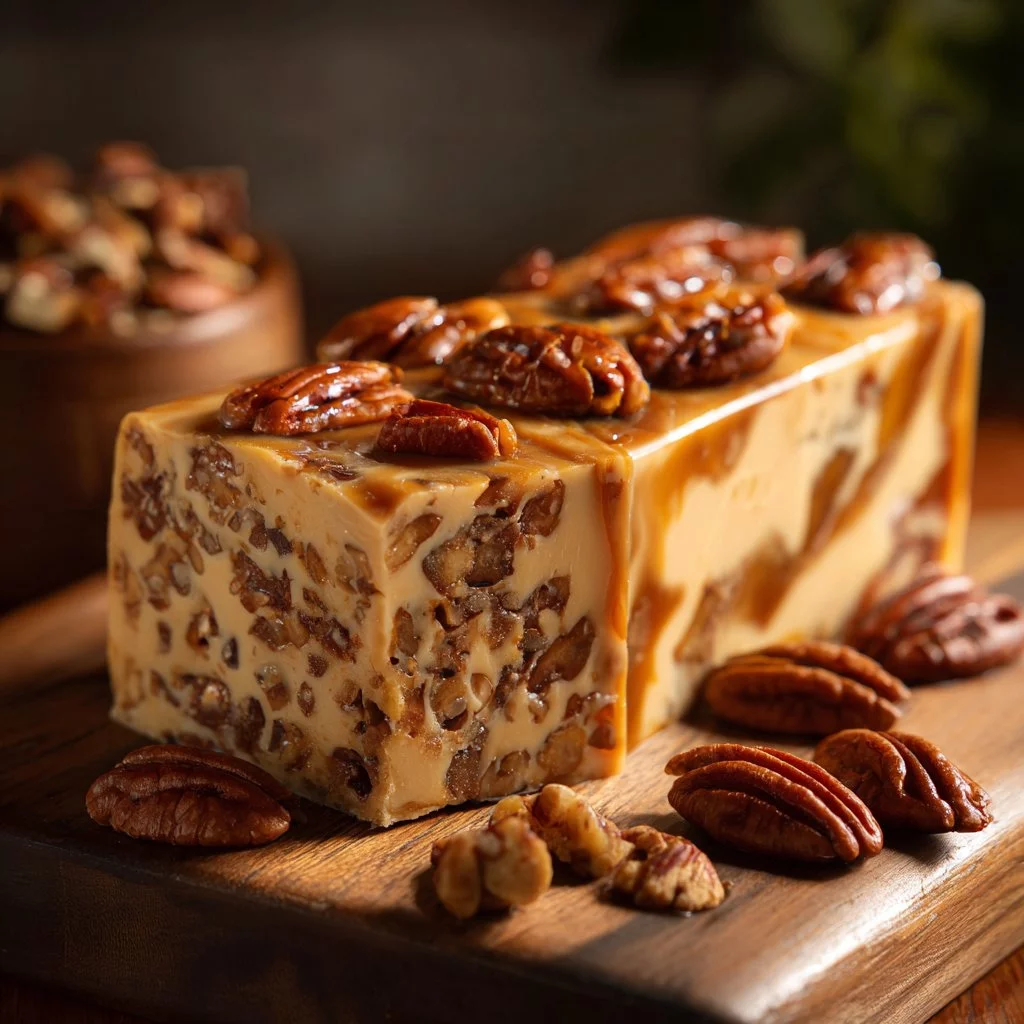 Nana’s 3-Ingredient Pecan Log