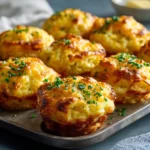 Cheesy Mashed Potato Puffs